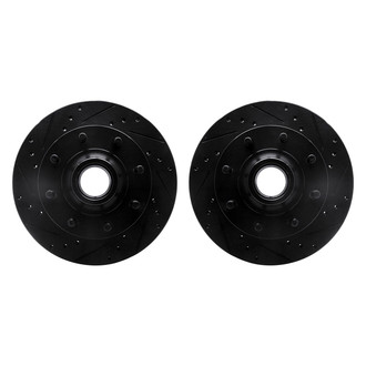 R1 Concepts® - Drilled and Slotted Front Brake Rotor Set