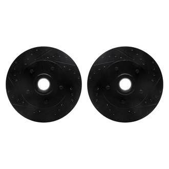 R1 Concepts® - Drilled and Slotted Front Brake Rotor Set