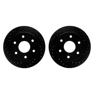 R1 Concepts® - Drilled and Slotted Front Brake Rotor Set