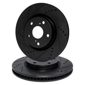 R1 Concepts® - eLINE Series™ Drilled and Slotted Front Brake Rotor Set