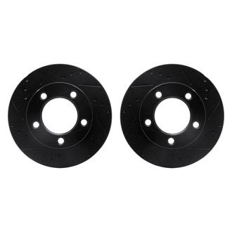 R1 Concepts® - Drilled and Slotted Front Brake Rotor Set