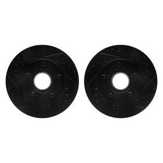 R1 Concepts® - Drilled and Slotted Front Brake Rotor Set