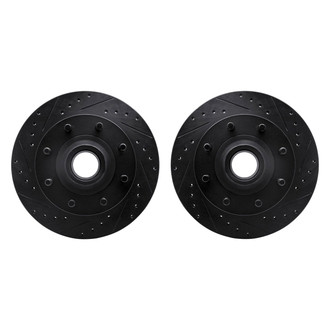 R1 Concepts® - Drilled and Slotted Front Brake Rotor Set