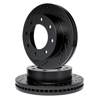 R1 Concepts® - eLINE Series™ Drilled and Slotted Front Brake Rotor Set