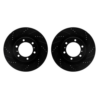 R1 Concepts® - Drilled and Slotted Front Brake Rotor Set