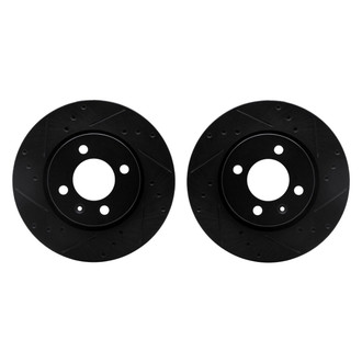 R1 Concepts® - Drilled and Slotted Front Brake Rotor Set