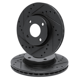 R1 Concepts® - eLINE Series™ Drilled and Slotted Front Brake Rotor Set