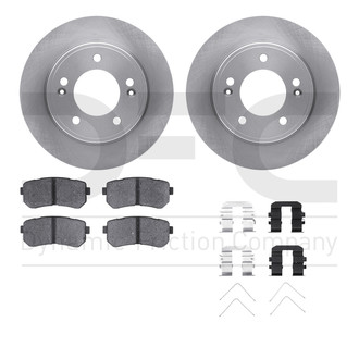 R1 Concepts® - Drilled and Slotted Front Brake Kit with Optimum OE Pads