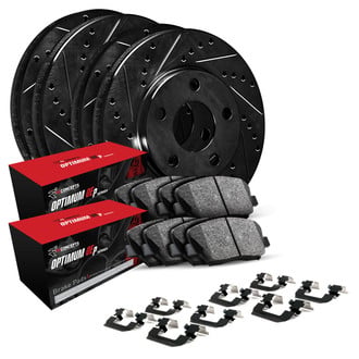 R1 Concepts® - Drilled and Slotted Brake Kit with Optimum OE Pads