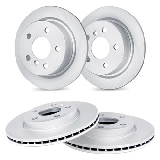 R1 Concepts® - Carbon Alloy Series™ Front and Rear Brake Rotor Set