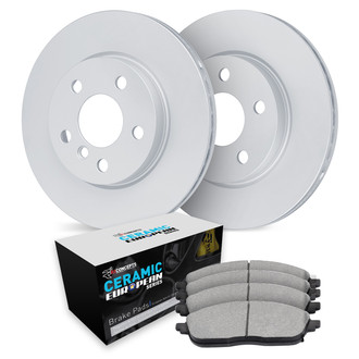 R1 Concepts® - Front Brake Kit with Euro Ceramic Pads