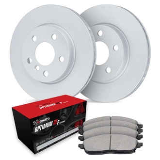 R1 Concepts® - Front Brake Kit with Optimum OE Pads