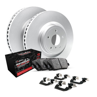 R1 Concepts® - Carbon Series Rear Brake Kit with Performance Off-Road/Tow Brake Pads