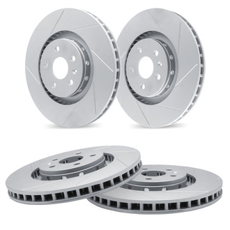 R1 Concepts® WLPN2-76149 - Slotted Front and Rear Brake Rotor Set