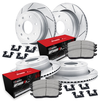 R1 Concepts® - Slotted Brake Kit with Optimum OE Pads