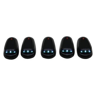 Race Sport® - LoPro Wireless Solar-Powered Black Smoke LED Cab Roof Lights
