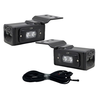 Race Sport® - Hitch Mounted Blacked Out Series Full-Size Mini 4" 2x60W Flood Beam LED Light Bar Kit