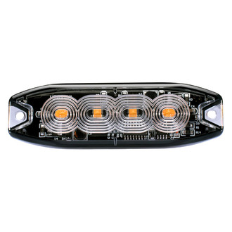 Race Sport® - Pro Series Bolt-On Mount White/Amber LED Strobe Light