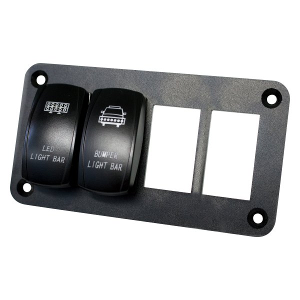  Race Sport® - Screw-Mount Aluminum 4-Switch Panel