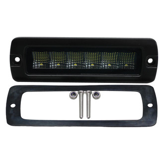 Race Sport® - Roadrunner Series Flush Mount 7" 30W Flood Beam LED Light Bar
