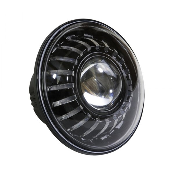 Race Sport® - ColorSMART™ 7" Round Black Projector LED Headlight With RGB/Switchback DRL Accents