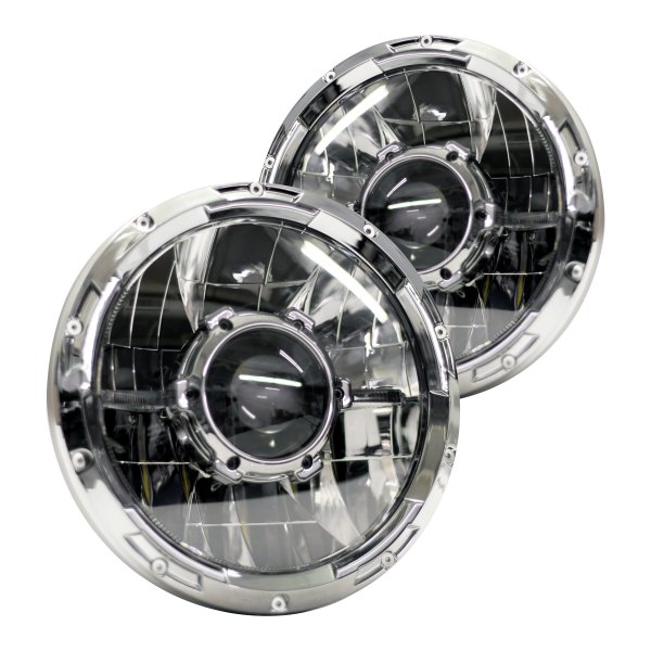 Race Sport® - LL Series 7" Round LED Headlights