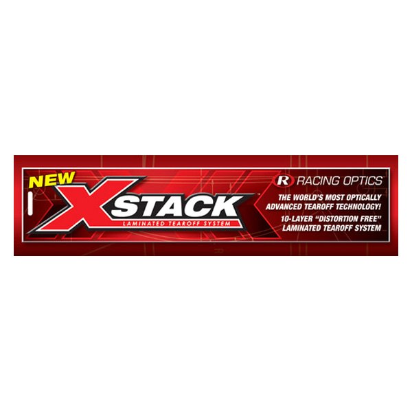 Racing Optics® - XStack™ Clear Laminated Tearoffs for Sparco WTX Series Helmet