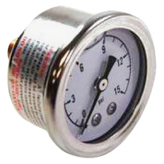 Racing Power Company® - 1-1/2" Mechanical Fuel Pressure Gauges, 15 PSI