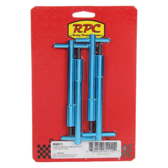 Racing Power Company® - 4-piece T-Bar Wing Nut Kit
