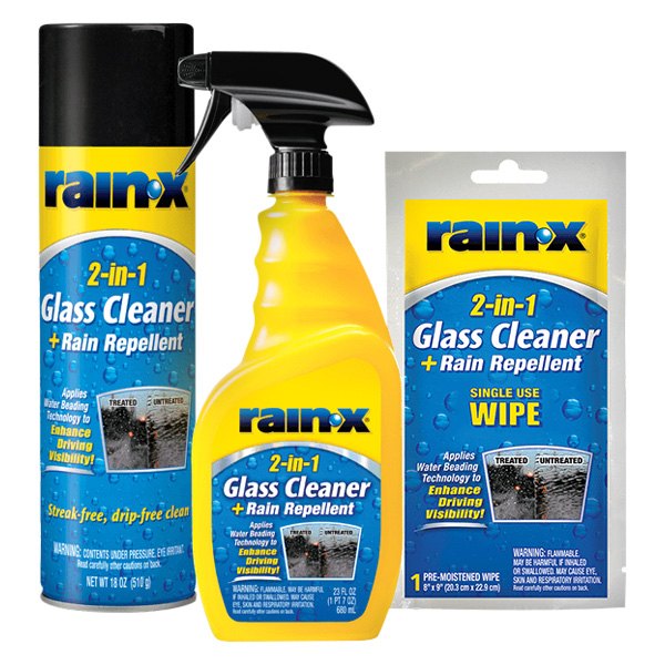 Rain-X® - 18 oz. 2-in-1 Glass Cleaner with Rain Repellent