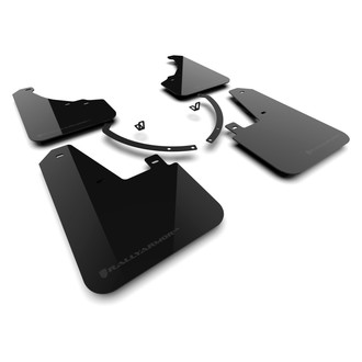 Rally Armor® - UR Series Black Mud Flap Kit with Dark Grey Logo