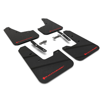 Rally Armor® - UR Series Black Mud Flap Kit with Red Rally Armor Logo