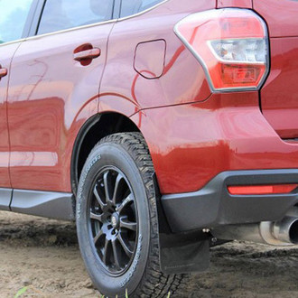 Rally Armor® - UR Series Black Mud Flap Kit with Gray Rally Armor Logo