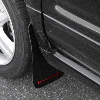 Rally Armor® - UR Series Black Mud Flap Kit with Red Rally Armor Logo