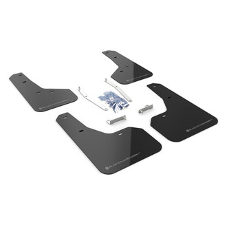 Rally Armor® - UR Series Black Mud Flap Kit with Grey Rally Armor Logo