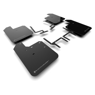 Rally Armor® - UR Series Black Mud Flap Kit with Grey Rally Armor Logo