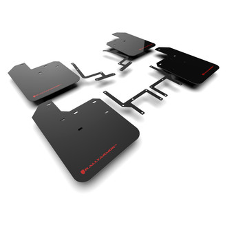Rally Armor® - UR Series Black Mud Flap Kit with Red Rally Armor Logo