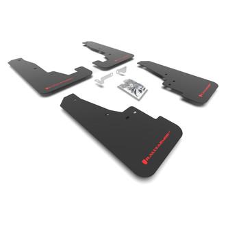 Rally Armor® - UR Series Black Mud Flap Kit with Red Rally Armor Logo