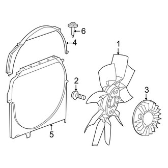 Ram OE - Cooling Fan (3.7L)