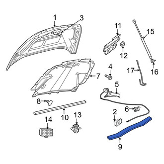 Ram OE - Front Hood Seal