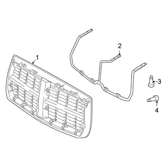 Ram OE - Hood & Grille - Grille & Components
