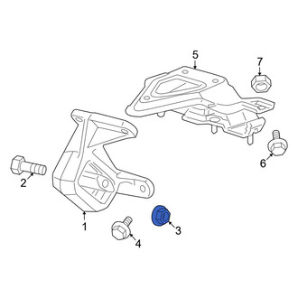 Ram OE - Engine Mount Nut