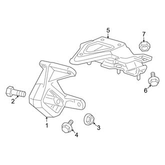 Ram OE - Engine & Transmission Mounting (RWD 4.7L)