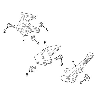 Ram OE - Engine & Transmission Mounting (4WD 4.7L)