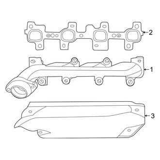 Ram OE - Exhaust System - Manifold (Big Horn / Laramie / TRX 4.7L)