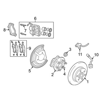 Ram OE - Front Suspension - Brake Components (Big Horn / Laramie / ST / TRX)