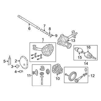 Ram OE - Front Suspension - Front Axle & Carrier (4WD)