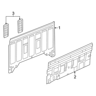 Ram OE - Cab - Back Panel (Big Horn / ST Extended Cab)