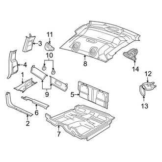 Ram OE - Cab - Interior Trim (Big Horn / ST Extended Cab)