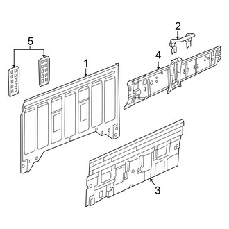 Ram OE - Cab - Back Panel (Big Horn / Laramie / TRX Crew Cab)